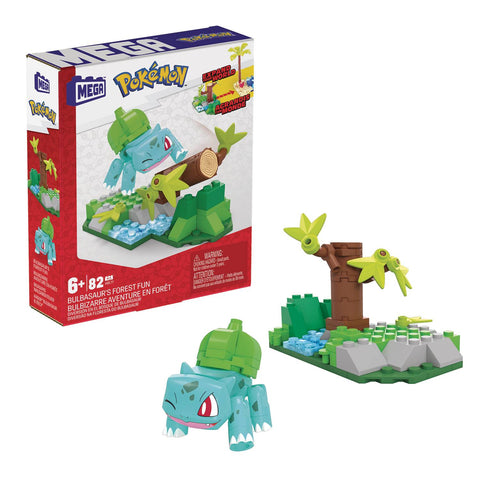 Mega Construx Pokemon Bulbasaur's Forest Run Set Case