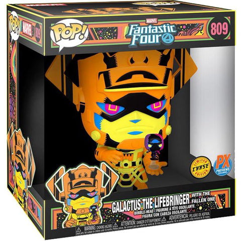 POP Jumbo: Marvel Galactus with Silver Surfer (Previews Exclusive Blacklight Edition) - CHASE