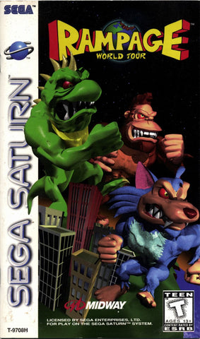 Rampage World Tour - Sega Saturn