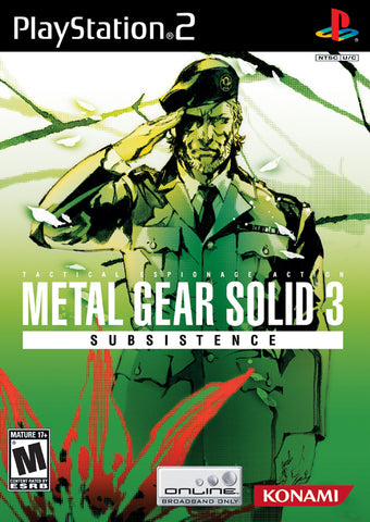 Metal Gear Solid 3: Subsistence - Playstation 2