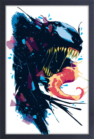 Marvel 11x17 Framed Print: Venom Splat
