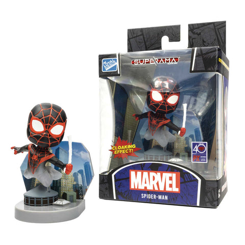Marvel Superama Spider-Man Miles Morales Cloaking Previews Exclusive Diorama