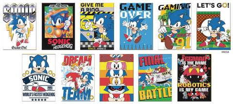 Sonic The Hedgehog 36 Ct Magnet Assortment