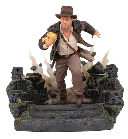Indiana Jones Gallery: Raiders Of The Lost Ark Deluxe Gallery Escape W/Idol PVC Statue