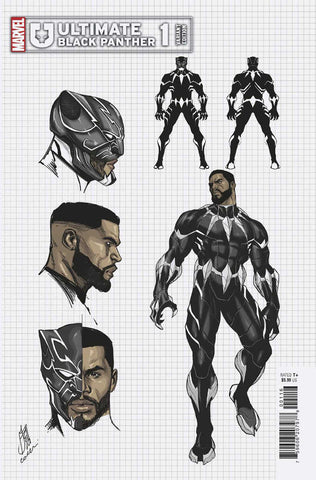 Ultimate Black Panther 1 Stefano Caselli Design 1:10 Variant