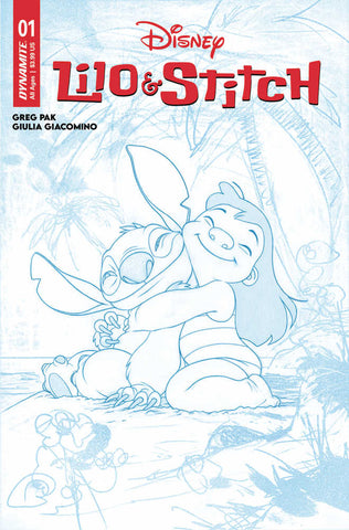 Lilo & Stitch #1 Cover Q 10 Copy Foc Variant Edition Middleton Sketch