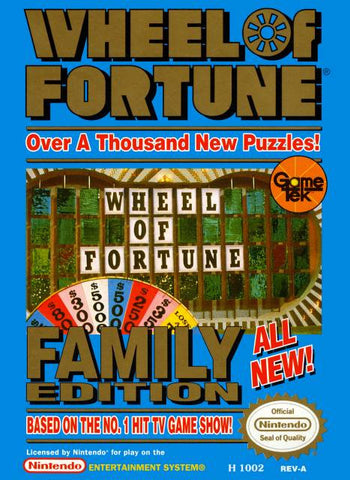 Wheel of Fortune: Family Edition - NES