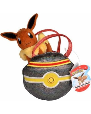 Pokemon Poke Ball Plush Carrier - Eevee & Luxury Ball