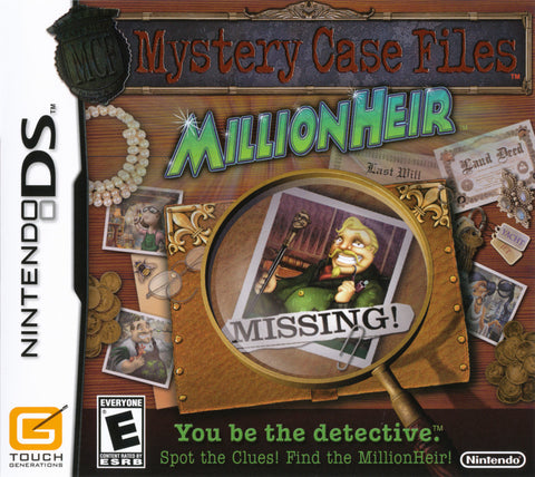 Mystery Case Files: MillionHeir - DS