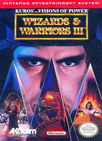 Wizards & Warriors III: Kuros Visions of Power - NES