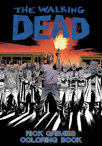 Walking Dead Rick Grimes Adult Coloring Book