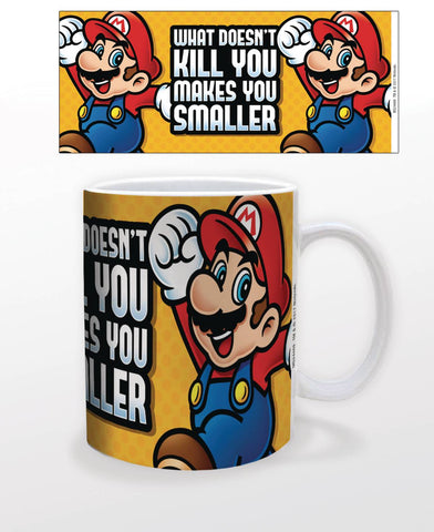 Coffee Mug 11 Oz - Super Mario Makes You Smaller