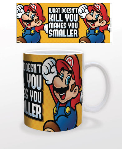Coffee Mug 11 Oz - Super Mario Makes You Smaller