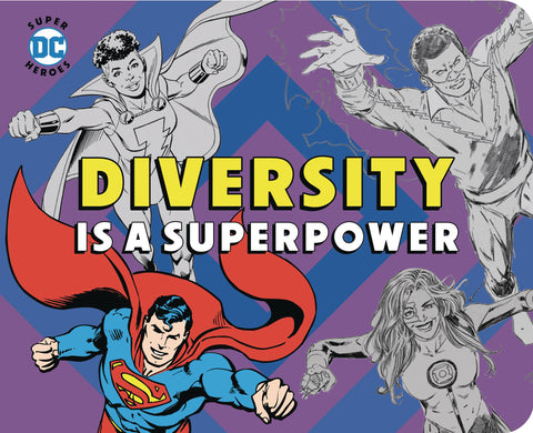 DC Super Heroes Diversity is a Superpower Board Book
