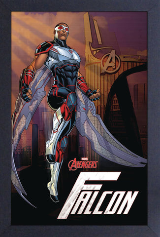 Marvel 11x17 Framed Print: Falcon