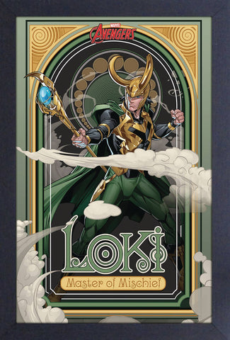 Marvel 11x17 Framed Print: Loki