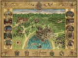 Harry Potter Hogwarts Map 1500 Piece Puzzle