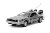 Back to the Future Part I Time Machine with Light 1/24 Scale Die-Cast Vehicle