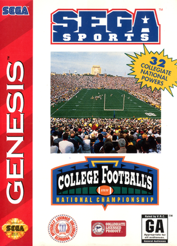 College Football's National Championship - Genesis