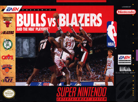 Bulls vs. Blazers and the NBA Playoffs - SNES
