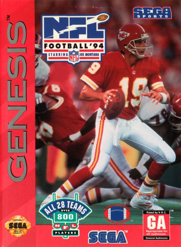 NFL Football '94 Starring Joe Montana - Genesis