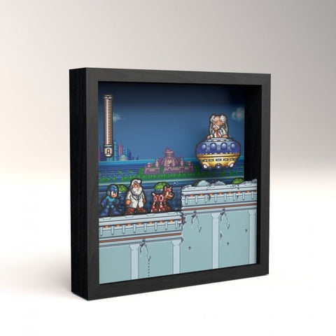 Pixel Frame - Mega Man 7: Dr. Wily (9"x9")