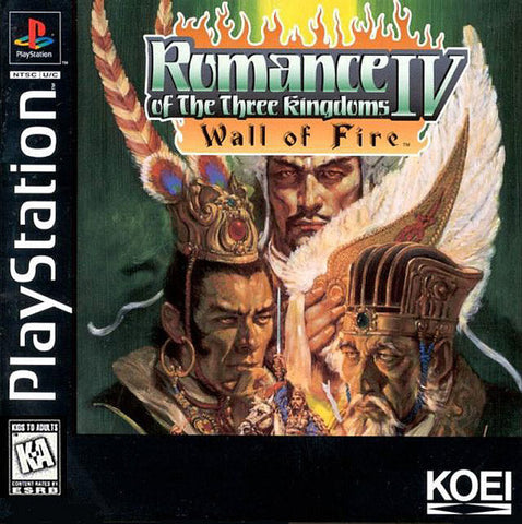 Romance of the Three Kingdoms IV Wall of Fire - Playstation