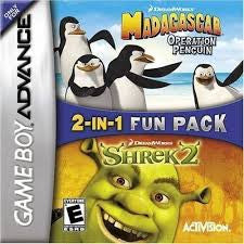 Shrek 2 - Madagascar Operation Penguin - Gameboy Advance