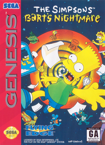 The Simpsons: Bart's Nightmare - Genesis
